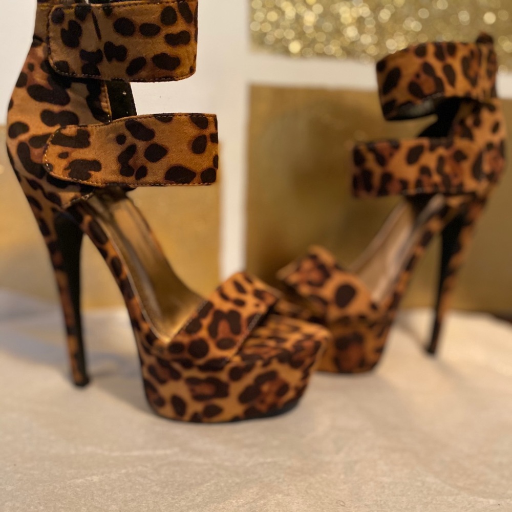 Cheetah Print Heels